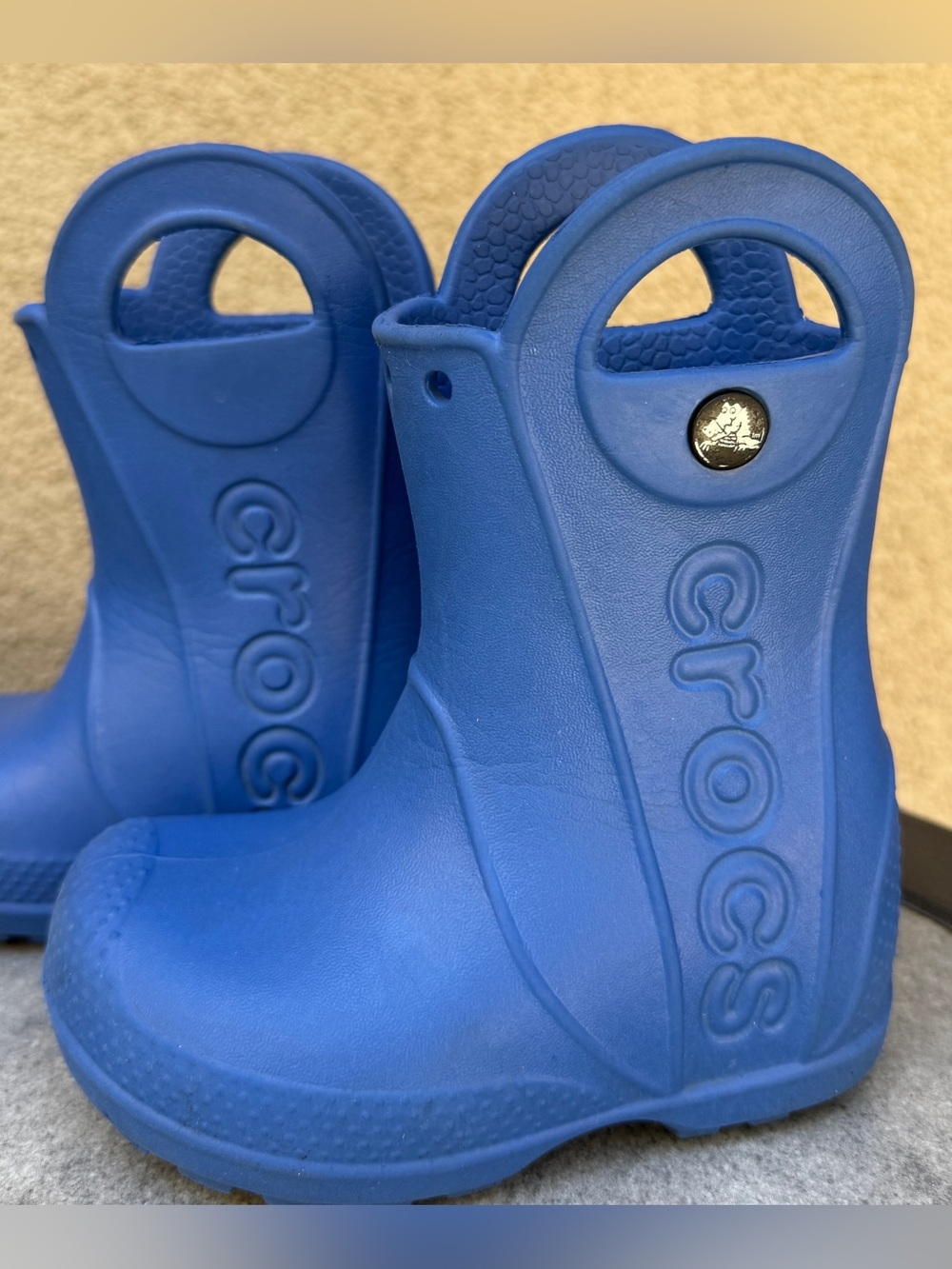 Crocs Kids TODDLERS Unisex
Blue Handle It Rain Boots
C6 Pull On Rubber Handles